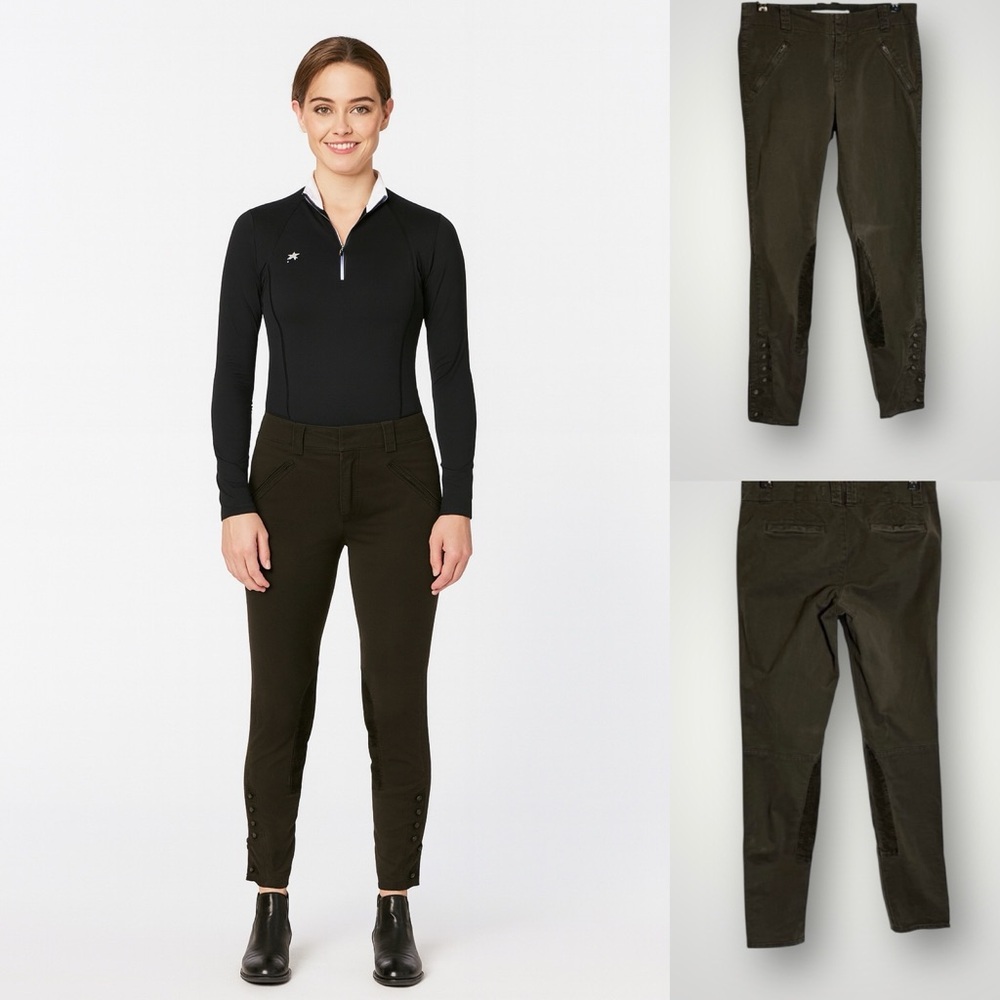 Anthropologie Daughters of the Liberation Riding Pants Corduroy Panels
